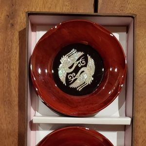 Mother of pearl artistic plates